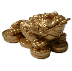 Three Legged Frog Feng Shui Gift - A mascot believed to bring good luck